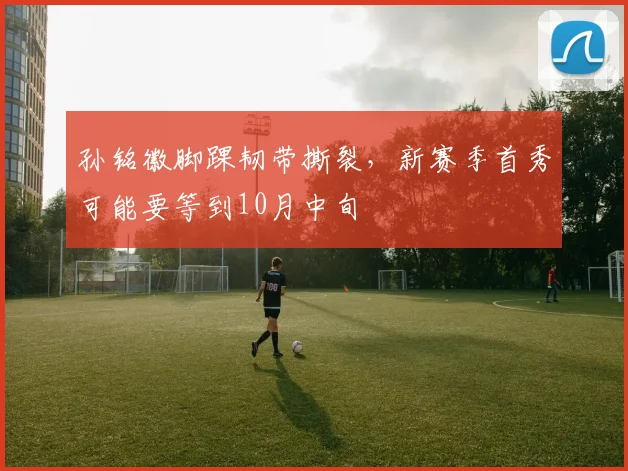 孙铭徽脚踝韧带撕裂，新赛季首秀可能要等到10月中旬